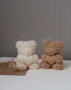 Rose teddy bear candle with heart | Teddy Bear Candle | Birthday Gifts | Gift wrapped | Teddy Candle | Christmas gift | Roses teddy.webp