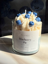 Blueberry pie candle