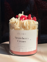Strawberry cream candle