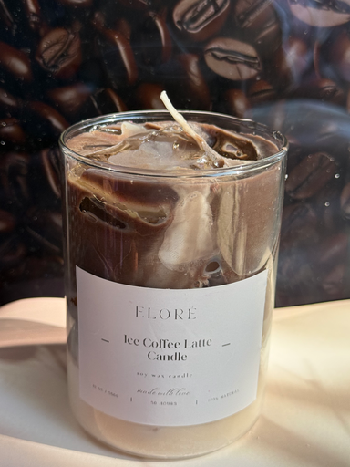 Iced Coffee Latte candle